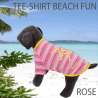 Destockage - Tee-Shirt pour chien - Beach Fun : Couleur:Rose, Taille:M