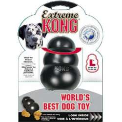 Jouet Kong Extreme pour chien : Large Noir Kong
