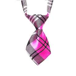 Cravate pour chien - Ecosse rose de marque :