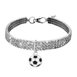 Colliers Strass Pour Chiens - Pendentif Football de marque :