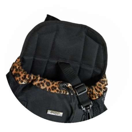 Sac Ventral Leopard Transport Petit Chien Ou Chat Canislana