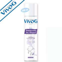 Shampooing sec Vivog mousse pour chiens - Spray de marque : VIVOG